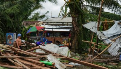 إعصار “فانفون” يودي بحياة 16 شخصاً على الأقل في الفلبين
