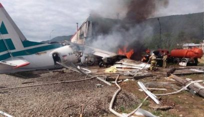فقدان 6 أشخاص بتحطم طائرة قرب مطار عاصمة كازاخستان