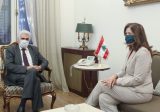 لقاء حتي مع شيا شدد على اهمية التعاون بين الحكومتين دعما لخروج لبنان من الازمة الاقتصادية