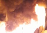 حريق داخل مستودع للدراجات النارية في طرابلس