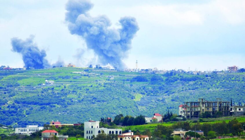 قصف معاد على أطراف بلدة الجبين