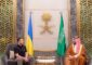 ولي العهد السعودي يستقبل الرئيس الأوكراني في جدة